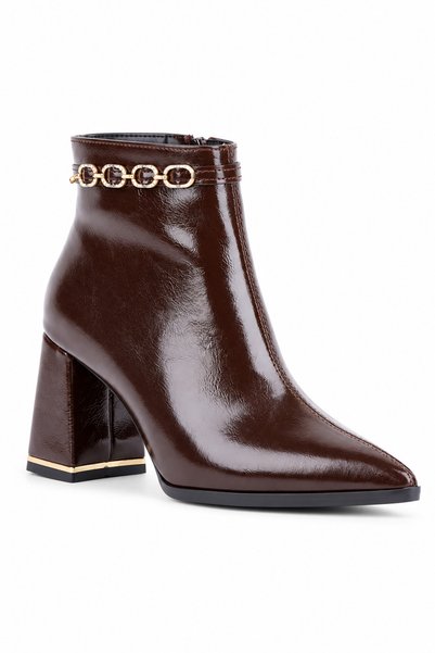 stato Orlena Women's Heeled Boots with Chain Detail
