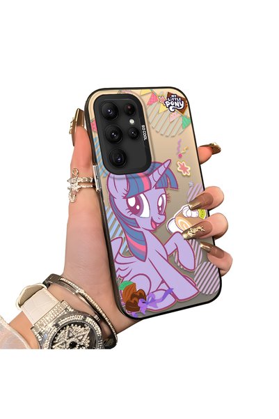 ucuc حافظة هاتف بنمط Twilight Sparkle متوافقة مع هاتف Samsung Galaxy S22 Ultr...
