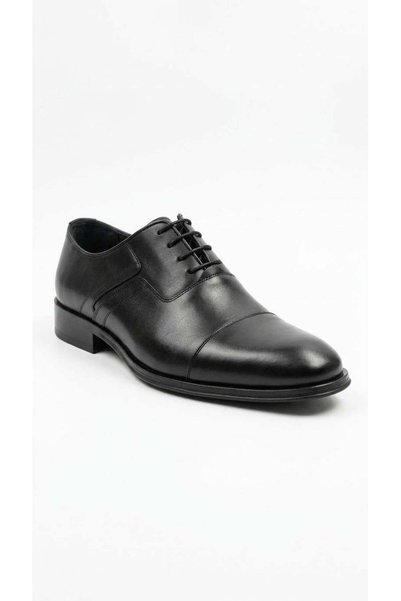 Ustalar Ayakkabı Çanta Fosco Black Men's Genuine Leather Shoes 020.1539-114/430