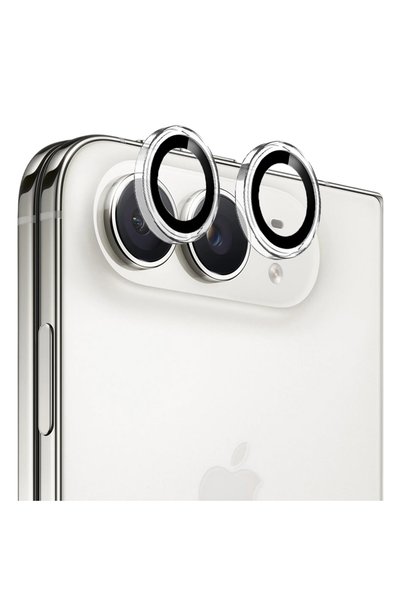 BLUEO iPhone Duo Camera Metal Frame Film, Glass, Transparent