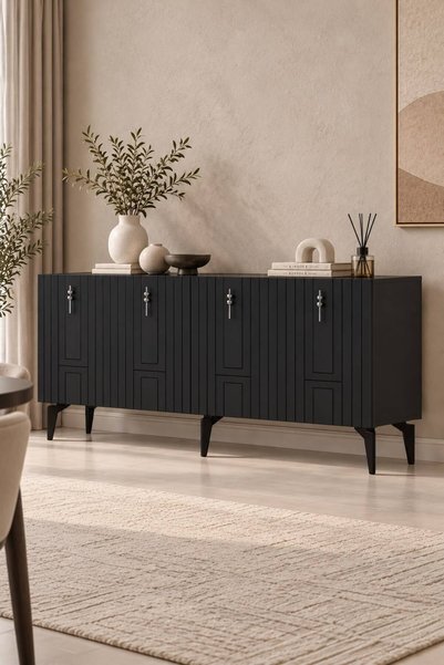 Dekortis Home Dekor 180DHDK13 LOREN LAZER DESEN ÇİZGİLİ KONSOL