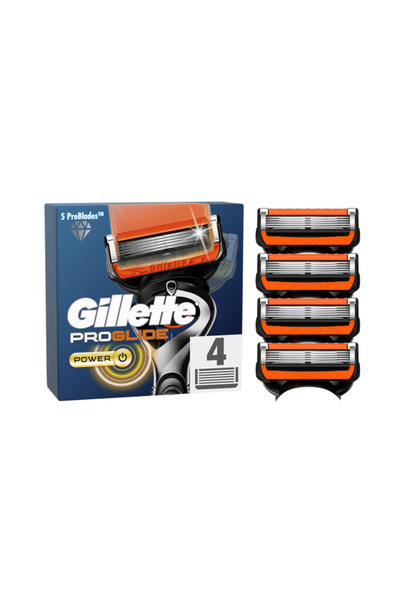 Gillette Rezerve pentru aparatul de ras Fusion ProGlide Power, Pachet de 4