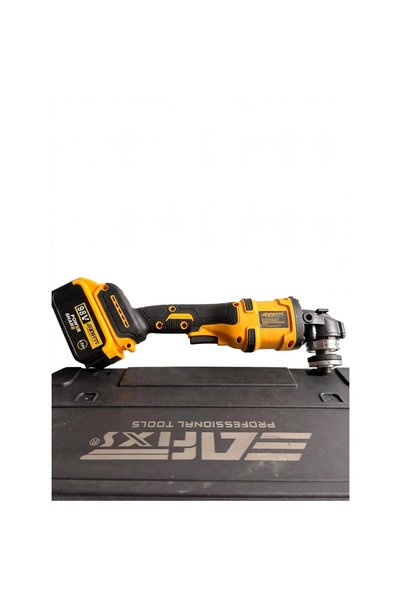 AFIXS Polizor unghiular fără fir 98V, disc flexibil 125mm, 11000 RPM, 2 x 6.0...