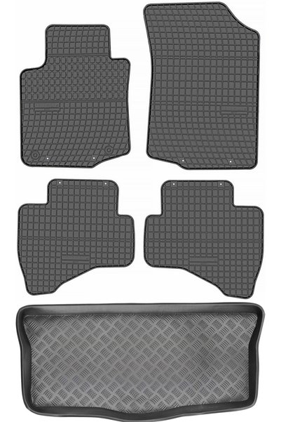 Max-Dywanik Toyota Aygo I Hatchback din 2005-2014 SET - covorașe auto din cau...