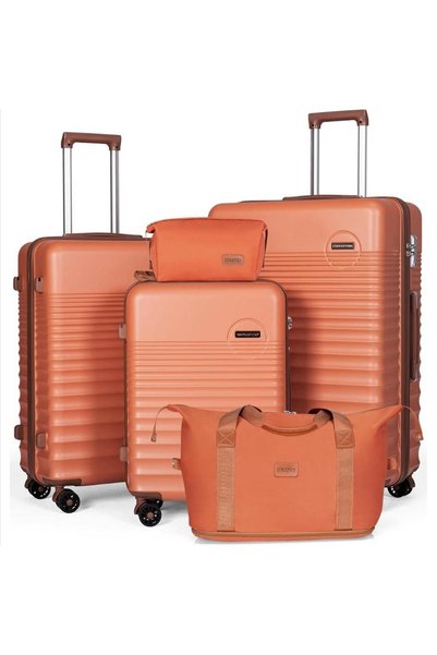 Generic Brand 2026 5-Piece ABS Luggage Set 28/24/20 inch with Hand Bag and Ma...