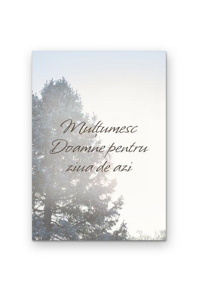 OEM Poster Cardboard 250g A4 Wall art with quote Thank you Lord for today