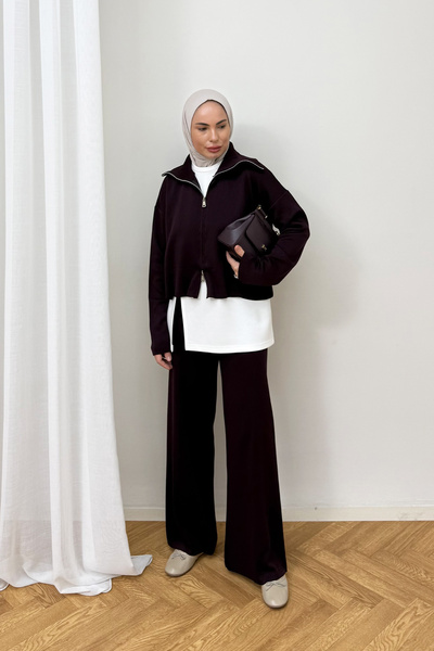 Melike Tatar Üçlü Triko Takım 87-25910