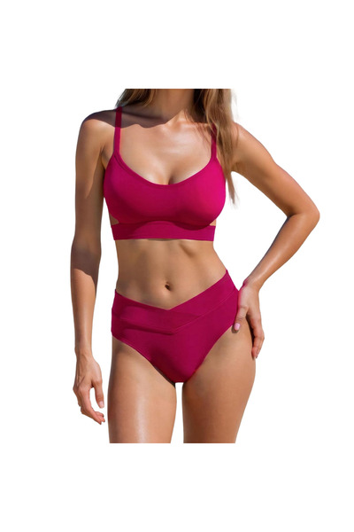 OtherMax Costum de baie întreg pentru femei, set bikini din două piese, potri...