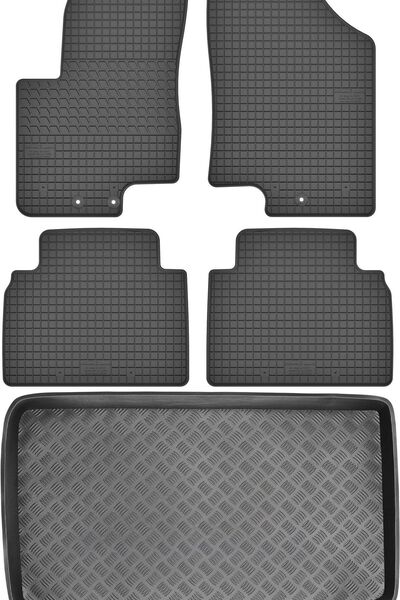 Max-Dywanik Kia Venga Monovolum din 2009-2017 SET - covorașe auto din cauciuc...