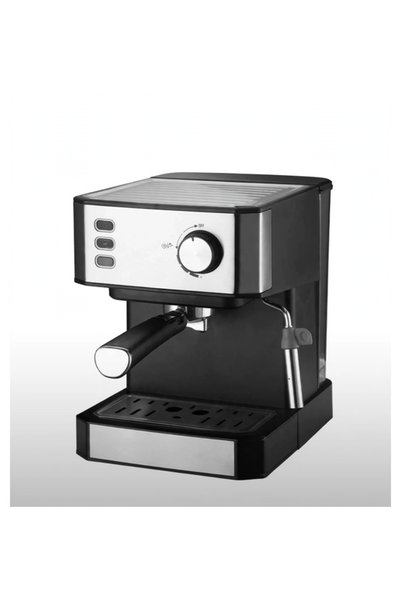 Sanlux **Mașină de cafea italiană 850W, capacitate 1,5 L, neagră**