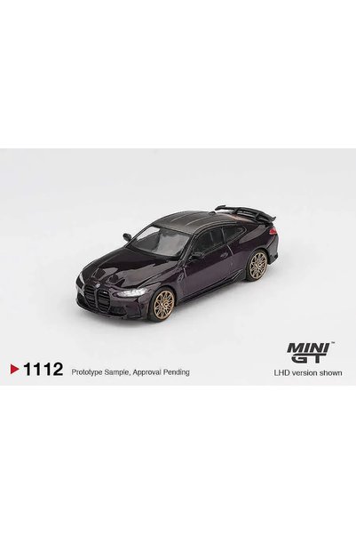 mini gt 164 Bmw M4 M- (G82) Daytona Violet - Blister Paket Mgt01112-Bl