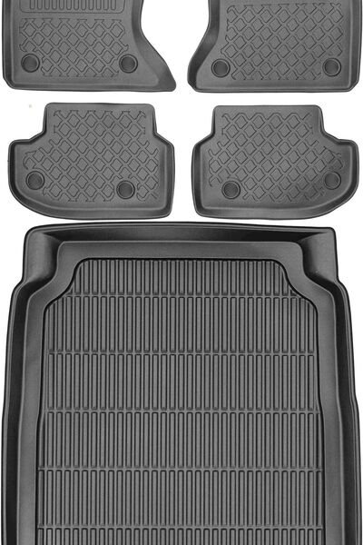 Max-Dywanik BMW Seria 5 F10 Sedan din 2013-2017 SET - Covorașe auto + covoraș...