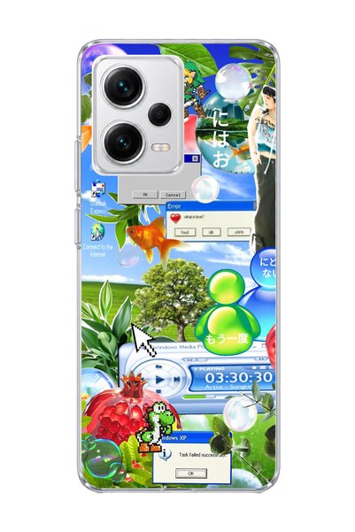 lelia Redmi Note 12 Pro 5g Compatible Green Nature Desktop Printed Transparen...