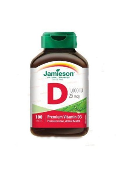 Jamieson Vitamin D3 1000IU, 100 tablets