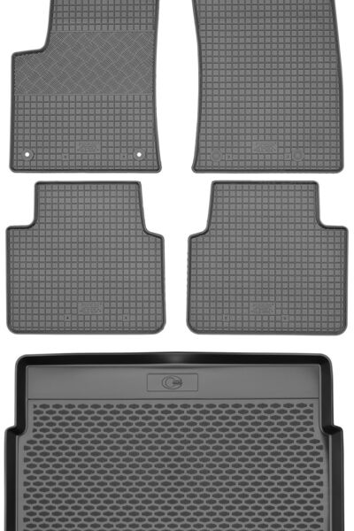 Max-Dywanik Opel Crossland X Crossover din 2017 SET - covorașe auto din cauci...