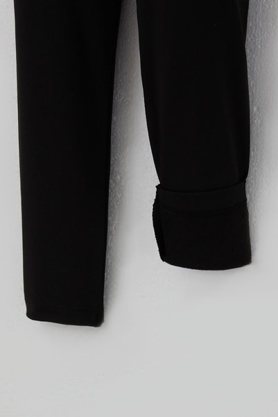 Breeze Girl's Tights with Stone Butterfly Emblem, 8-14 Years, Black