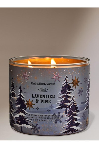 Bath & Body Works Lavender & Pine Büyük Mum 411 g
