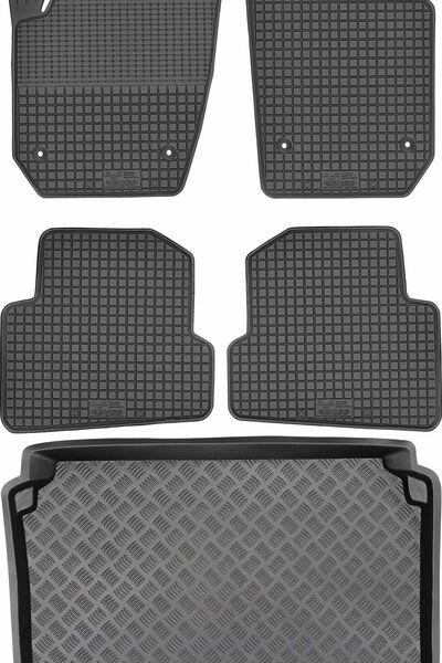 Max-Dywanik Seat Ibiza IV Hatchback din 2008-2017 SET - covorașe auto din cau...