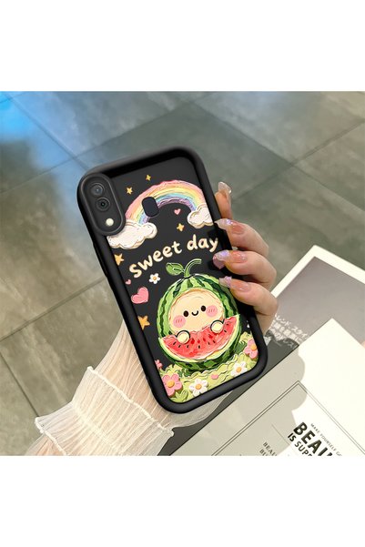 ucuc Samsung Galaxy A20/A30 Compatible Black Silicone Camera Protected Shock ...