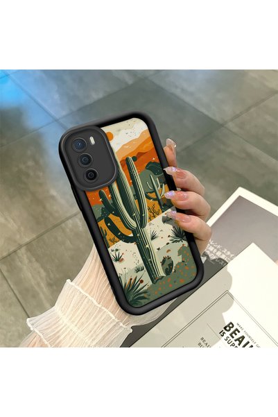 ucuc حافظة حماية ممتصة للصدمات من السيليكون الأسود المتوافق مع هاتف Oppo A16/...