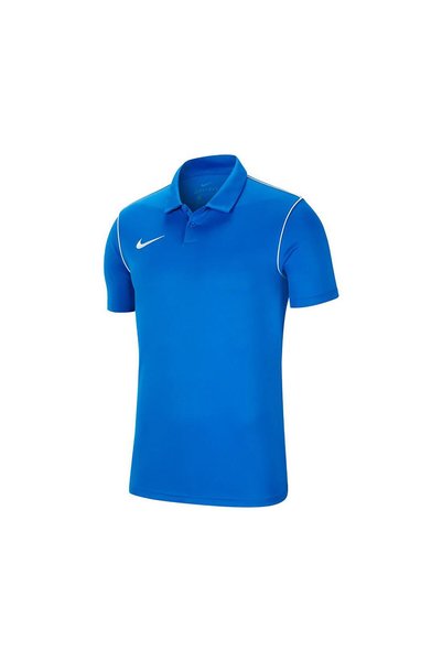 Nike Erkek Mavi Spor Logo Polo Yaka Tişört