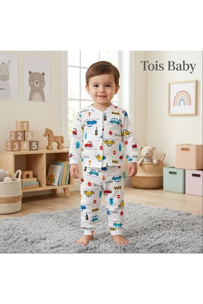 Tois Baby Organik Hastane Çıkışı Bebek Takımı 0-3 Ay