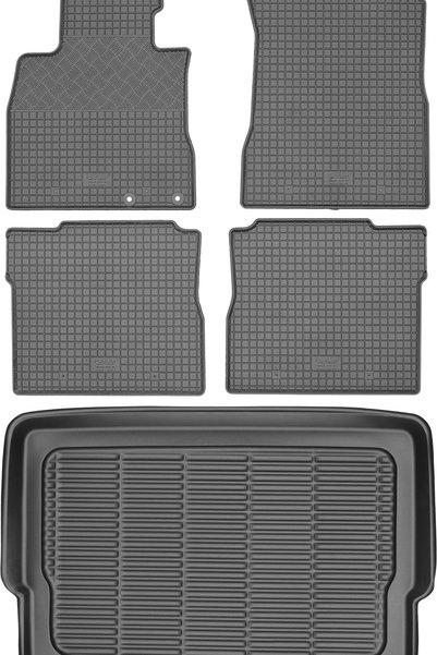 Max-Dywanik Nissan Note II Hatchback din 2013 SET - covorașe auto din cauciuc...