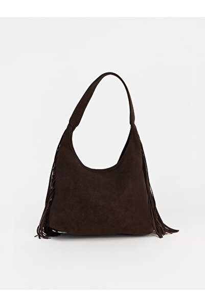 LC Waikiki Quality Parts from Çelebi Store Suede Look Women's Shoulder Bag