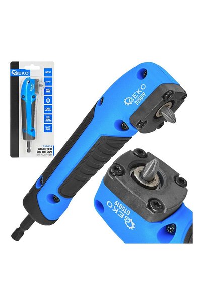 GEKO Adaptor unghiular pentru biti 1/4'' 150mm 25Nm