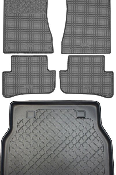 Max-Dywanik Mercedes C-Class W203 T Estate (5 uși) din 2001-11.2007 SET - cov...