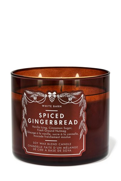 Bath & Body Works Spiced Gingerbread Büyük Mum 411 g