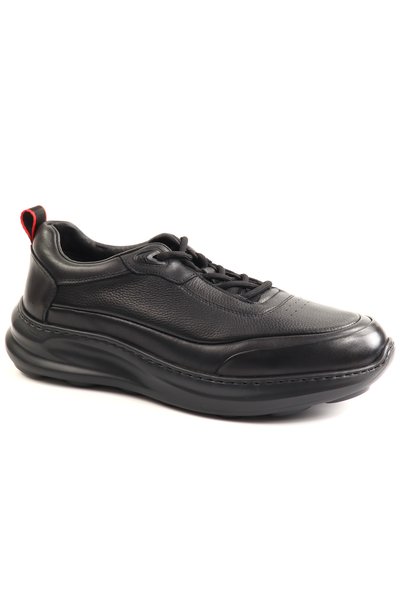 OTTER Pantofi barbati piele naturala 1E690007A 01 N-negru-42