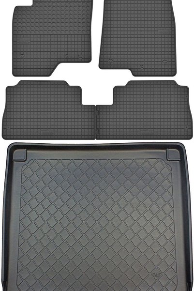 Max-Dywanik Opel Antara SUV din 2006-2017 SET - covorașe auto din cauciuc + c...