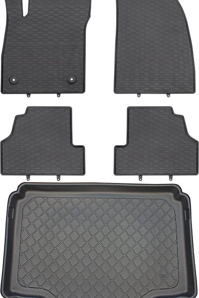 Max-Dywanik Opel Mokka A SUV din 09.2012-2019 SET - covorașe auto din cauciuc...