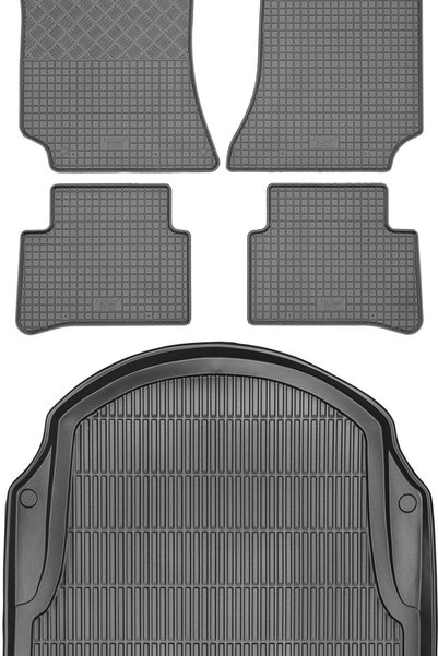 Max-Dywanik Mercedes E-Class W212 Sedan din 2009-2016 SET - covorașe auto din...