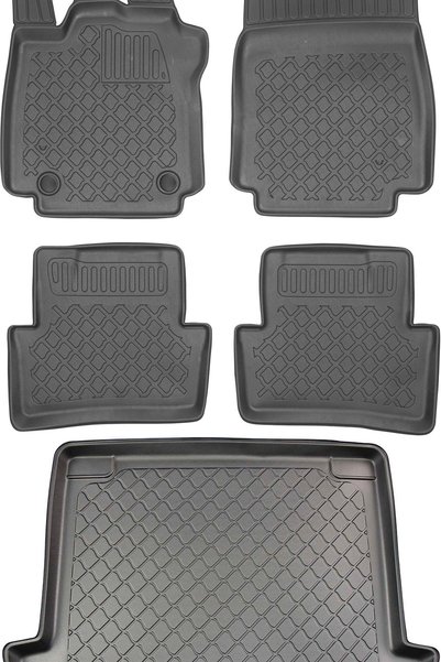 Max-Dywanik Renault Clio IV Combi din 03.2013-2020 SET - covorașe auto + covo...