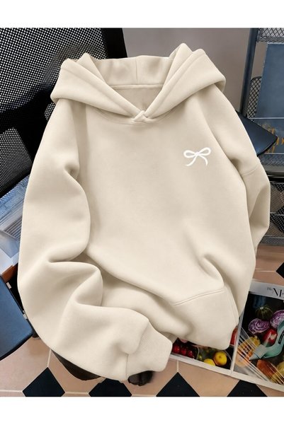 ELAN WEAR Kadın/Erkek Premium Oversize 3 İplik Baskılı Hoodie Kaliteli Kumaş ...