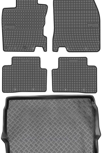 Max-Dywanik Nissan Qashqai II Crossover din 2013-2021 SET - covorașe auto din...
