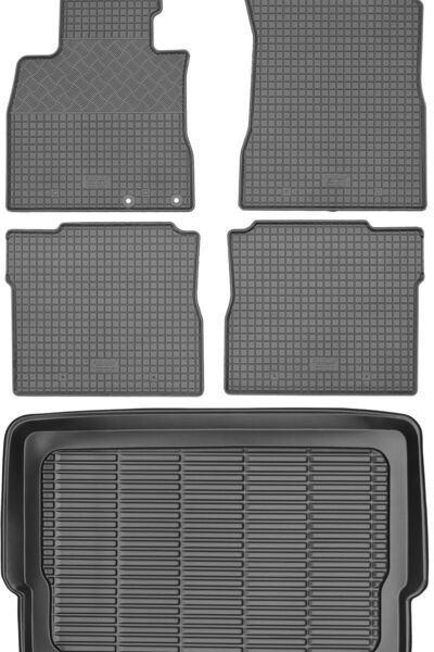 Max-Dywanik Nissan Note II Hatchback din 2013 SET - covorașe auto din cauciuc...