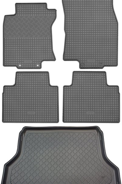 Max-Dywanik Nissan X-Trail T32 III SUV (5 uși) din 08.2014-08.2017 SET - covo...
