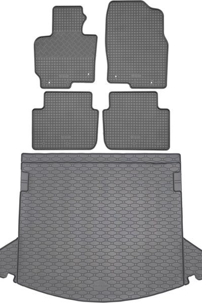 Max-Dywanik Mazda CX-5 I SUV din 02.2012-06.2017 SET - covorașe auto din cauc...