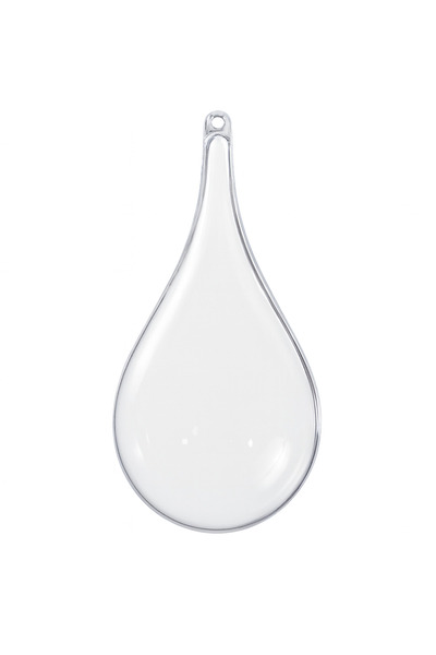 Martom glob de Crăciun din acril – design tip țurțur, se deschide, agățătoare...