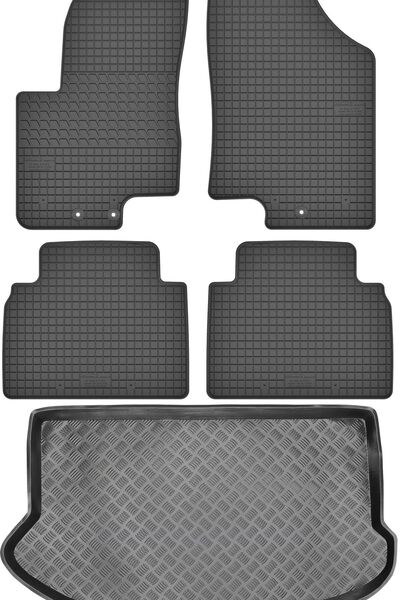 Max-Dywanik Hyundai ix20 Monovolum din 2010-2018 SET - covorașe auto din cauc...