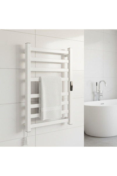 Alista Home Electric Towel Radiator, 185W, Metal, White