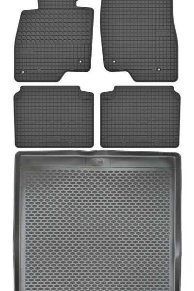 Max-Dywanik Mazda 6 III Kombi din 2013 SET - covorașe auto din cauciuc + covo...