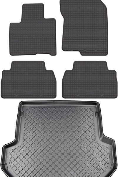 Max-Dywanik Hyundai Santa Fe IV TM SUV din 08.2018 SET - covorașe auto din ca...