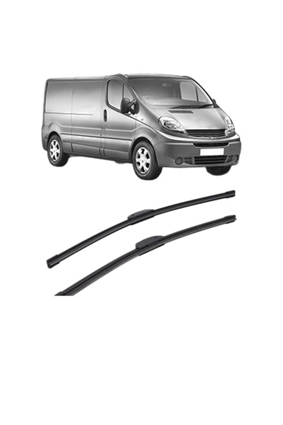 Bosch Σετ Υαλοκαθαριστήρων RENAULT TRAFIC II Van (FL) 2001-2007, Παρμπρίζ, Ae...