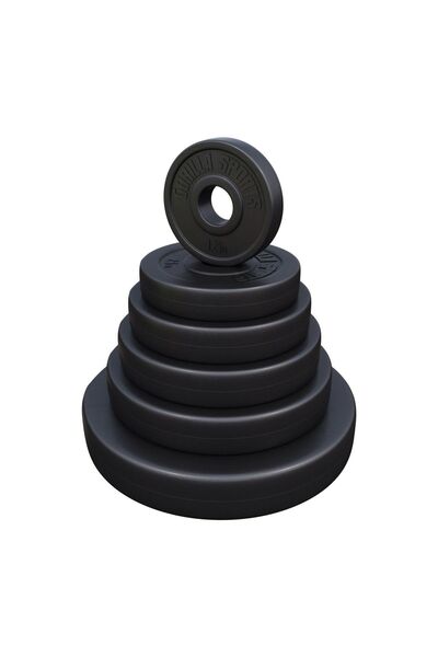 Gorilla Sports Disc de halteră din plastic Olympia 1,25 - 15 kg 5 KG (2x2,5 KG)