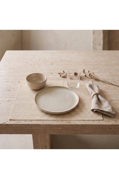 Lifestyle Nehma 4-Piece Ribbed Placemat Set - 30x45 cms
