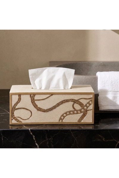 Lifestyle Fares Metallic Accent Tissue Box